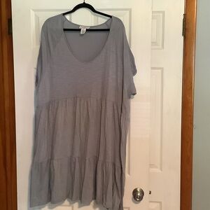 For The Republic Light Gray/Blue Dress